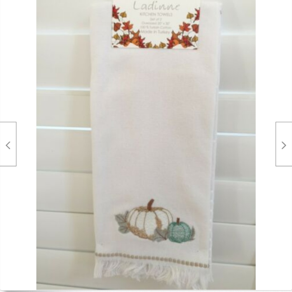Ladinne Kitchen Towels 2x set Oversized 20"x30"